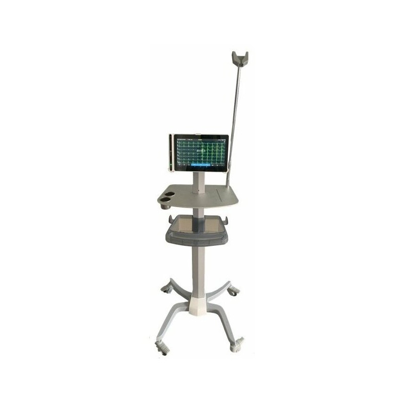 Carrito con ruedas para tableta de ECG EVISpengler