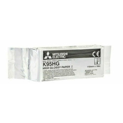 Papel de vídeo original Mitsubishi K95HG para P-95DW (5 rollos)