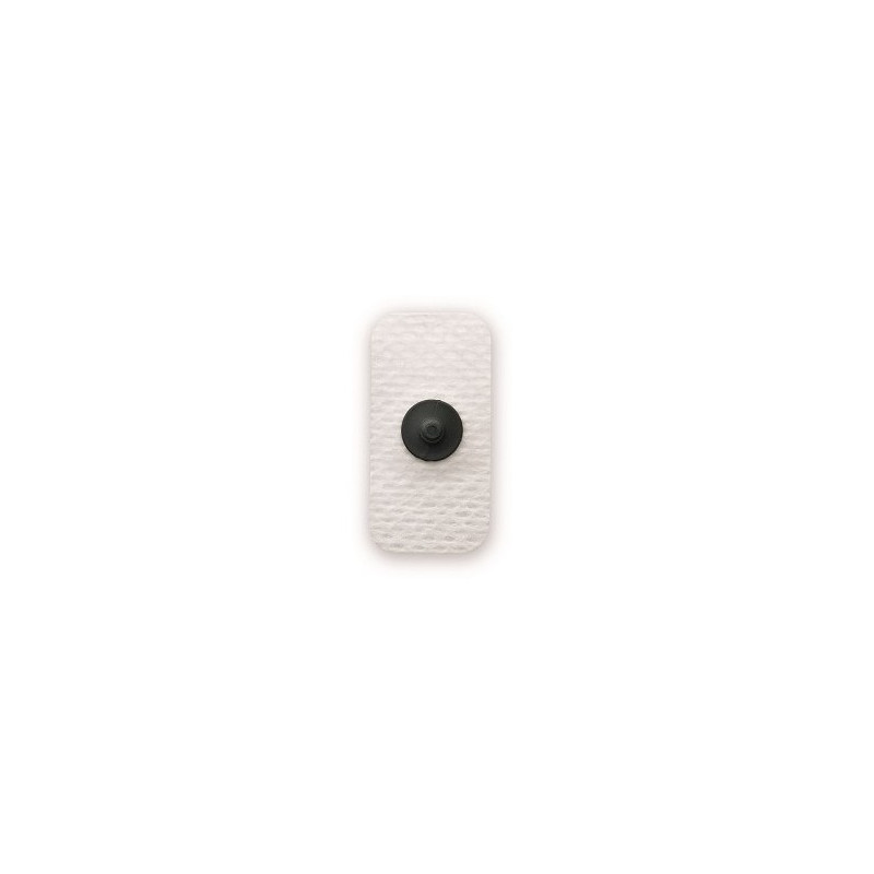 Electrodes Ambu WhiteSensor 40713 avec Bouton Pression Central - Gel solide (Lot de 300)