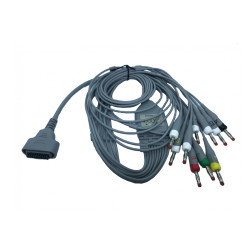 Câble patient EDAN 10 brins pour appareil ECG PADECG et DX12
