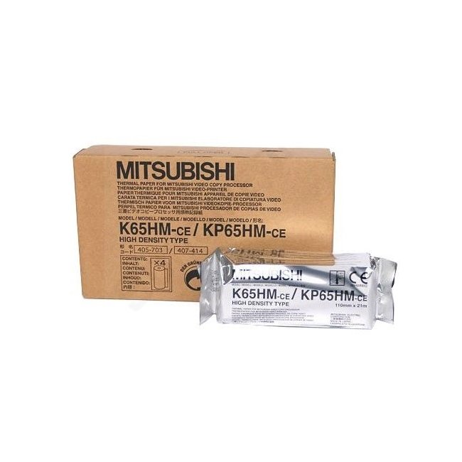 Papel de ultrasonido Mitsubishi K65HM, KP65HM (4 rollos)