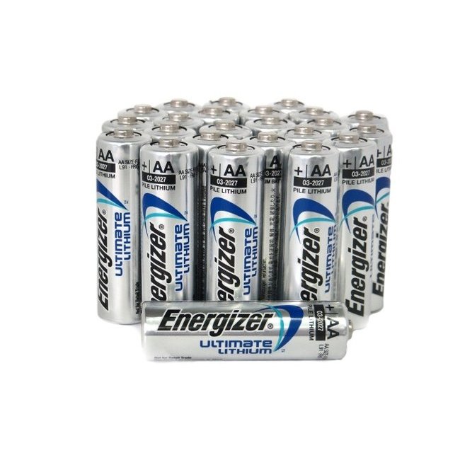Baterías de litio Energizer LR6 AA (Pack de 4 o 48)