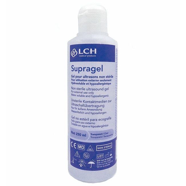 Gel de contacto transparente Supragel 250ml