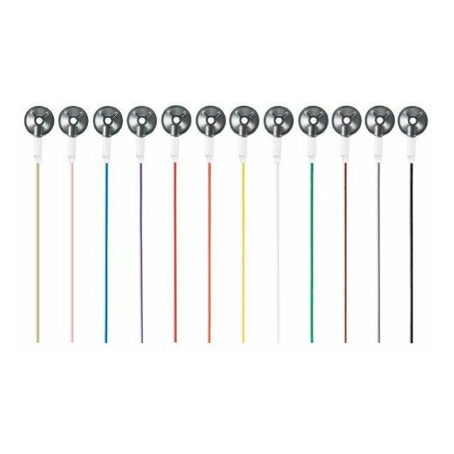 Electrodos de copa Ambu Neuroline 726 con cable de 100 cm para EEG