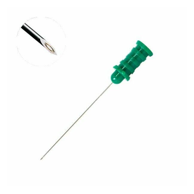 Electrodo de aguja concéntrica Ambu Neuroline - 38 mm x 0,45 mm (verde)