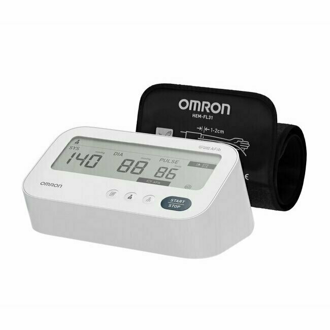 Monitor autom&aacute;tico de presi&oacute;n arterial Omron M3 Comfort AFib Intelli Wrap