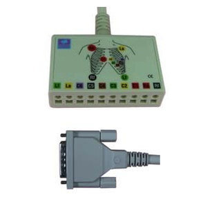 Base de 10 vías sin extensión para ECG Mortara Serie 150 250 400