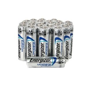 Baterías de litio Energizer LR6 AA (Pack de 4 o 48)
