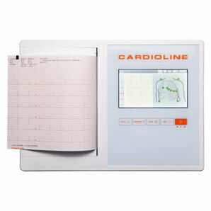 Aparato de ECG Cardioline 200L con Interpretación del Algoritmo de Glasgow