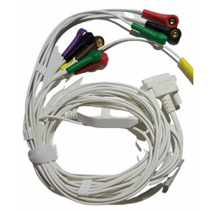 Cable de paciente Snap IEC 10 hilos, 4mm para Cardioline ECG